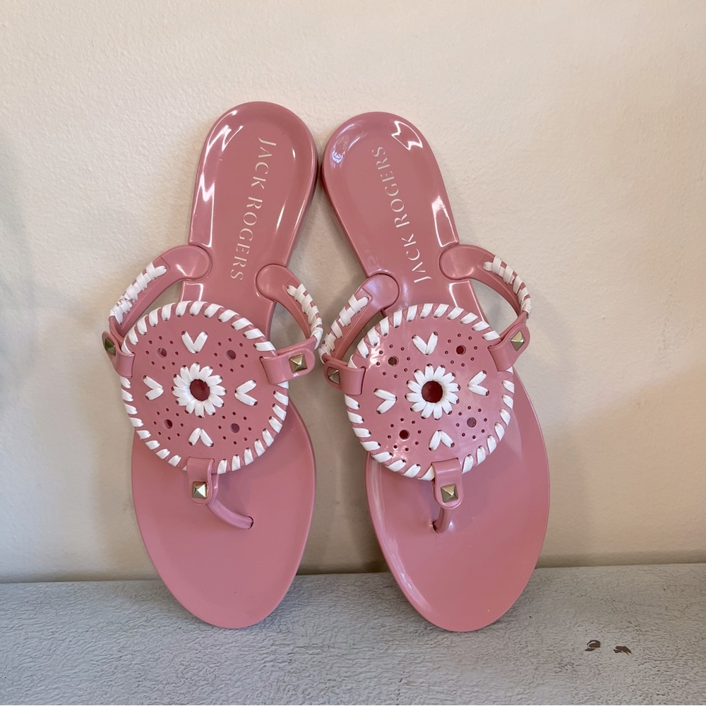 Jack Rogers pink jelly sandal size 8 - Picture 2 of 4